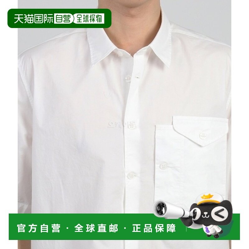 韩国直邮COMPANY  2024年夏季府绸口袋短袖衬衫 16CMSH208A 00532