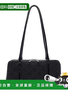 香港直邮TORY BURCH 女士斜挎包 163621001 SS2025 黑色 T Monogr