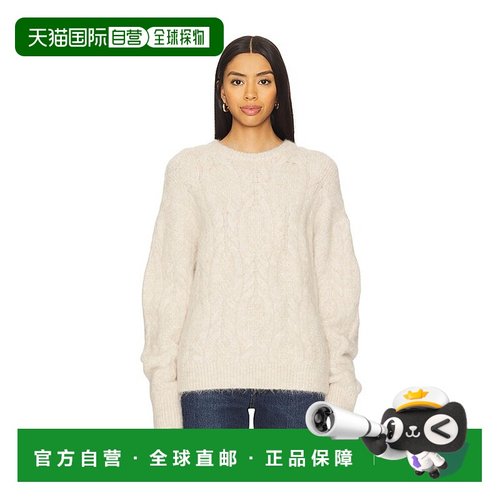 1h可退 香港直邮潮奢 ANINE BING 女士 Marisol 粗线针织羊驼毛混