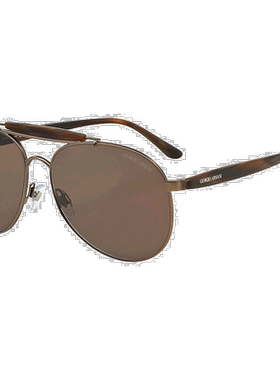 香港直邮Giorgio Armani 徽标太阳镜 0AR6022STEEL