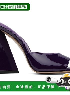 1h可退 香港直邮潮奢 The Attico 女士 紫色 Devon 凉鞋 241WS000