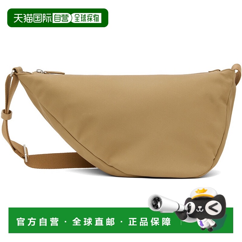 香港直邮潮奢 The Row 男士 黄褐色 Slouchy Banana Two 斜挎包 W