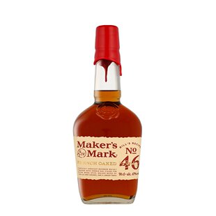 欧洲直邮Maker'S Mark美格46肯塔基波本威士忌47%单一麦芽700ml