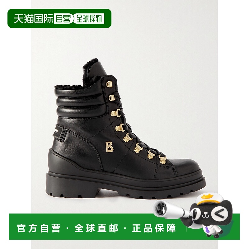 1h可退 香港直邮潮奢 bogner 博格纳 女士 St. Moritz 搭扣羊毛皮