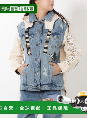 日本直邮Desigual 米老鼠主题毛边夹克 [DE819EW24225]外套