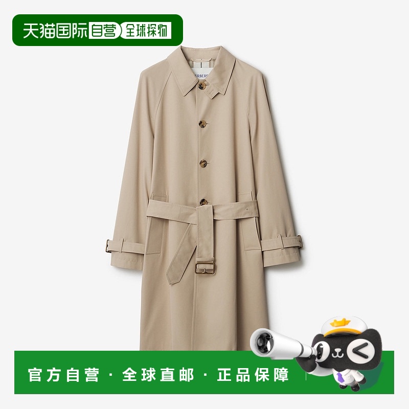 欧洲直邮Burberry (2025新品) 长款嘎巴甸轻便大衣