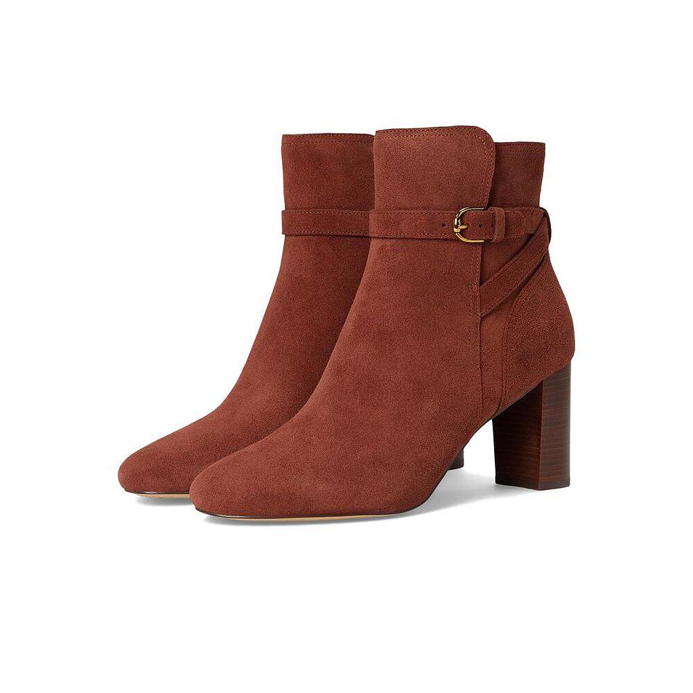 美国直邮Cole Haan女士时装靴圆头拉链真皮潮流时尚 透气百搭女鞋