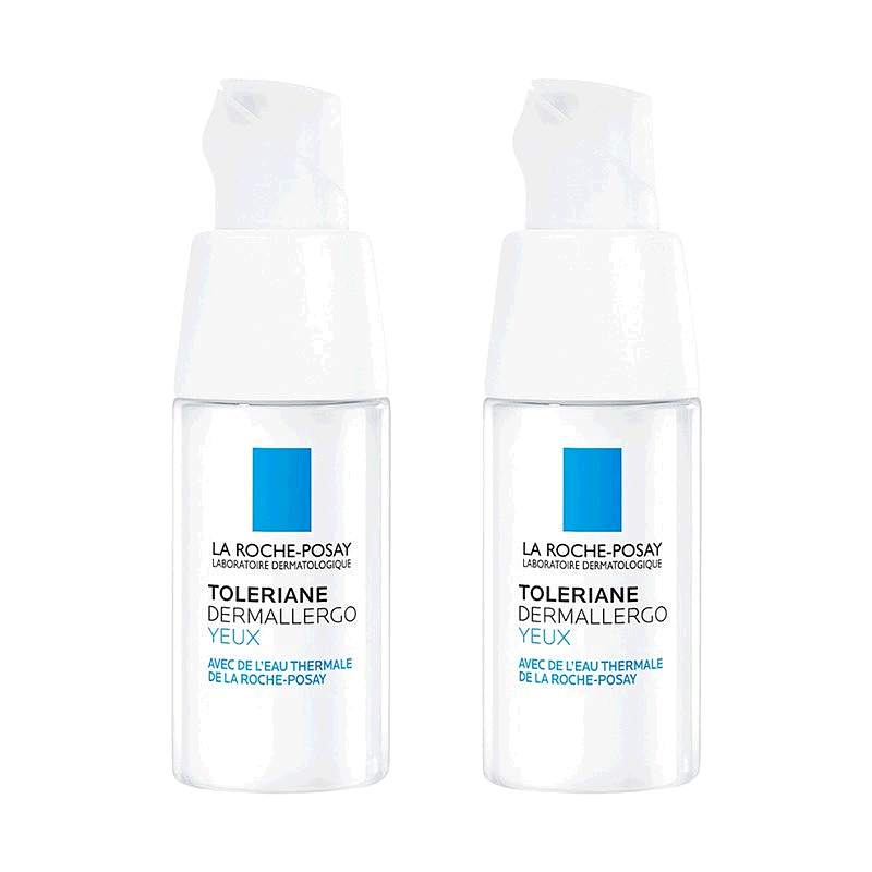 欧洲直邮LA ROCHE-POSAY理肤泉特安舒缓眼霜20ml*2淡化眼圈正品