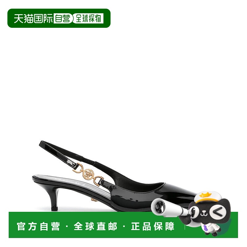 1h可退 香港直邮VERSACE 女士高跟鞋 1012579D2VE1B00V SS2025 黑