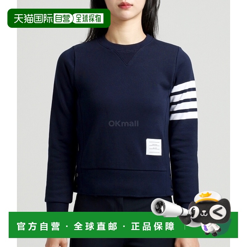 韩国直邮Thom Browne桑姆布郎尼运动衫黑色圆领FJT002A 00535 415
