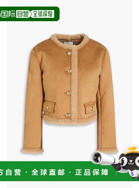 1h可退 香港直邮潮奢 Sandro 女士 Teddy 抓绒夹克 SFPOU00686BEI