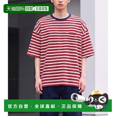 韩国直邮VISVIM MONDO BODER T恤 短袖（0126105010004 红色）