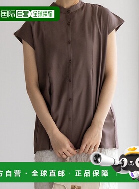 1h可退 日本直邮Howdy Marie 女士冰感防晒法式袖衬衫 0221350007