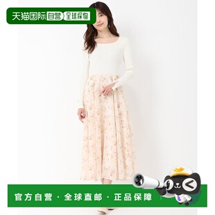 1h可退 日本直邮MISCH MASCH 2025春夏新款 彩色花卉拼接连衣裙/M