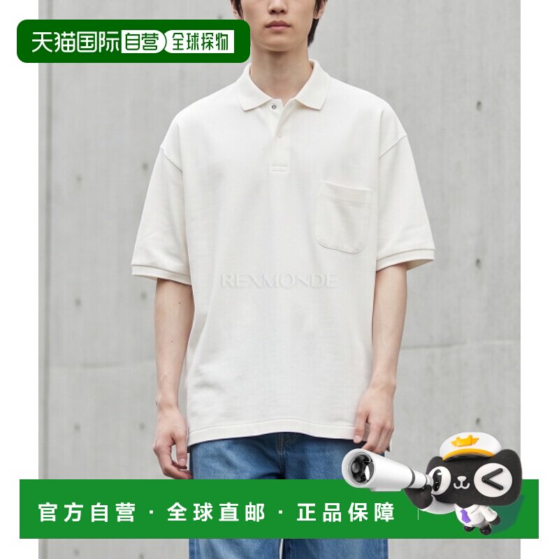 韩国直邮nanamica 短袖 Polo 衫 (S26SH089E OW) 短袖珠地领图片