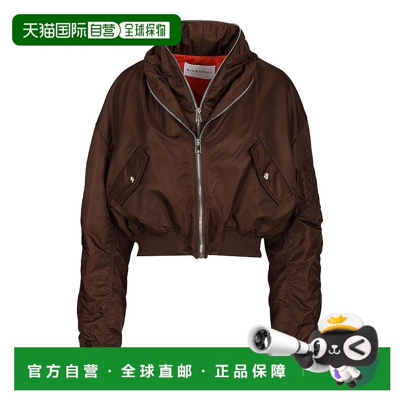 香港直邮GIVENCHY 女士夹克 BW00SA14JD200 AW2025 深棕色 Givenc