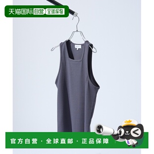 1h可退 日本直邮ABAHOUSE男女同款光泽感方领修身TankTop 0050602
