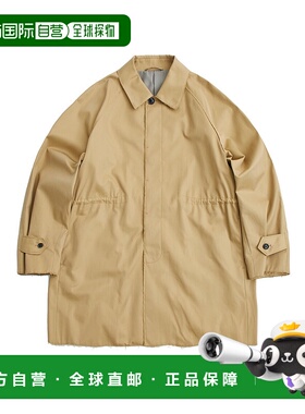 1h可退 日本直邮MUKAI男士SOUTIEN COLLAR COAT款中长款外套 轻便