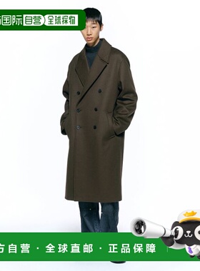 韩国直邮INSILENCE设计师款通用日常休闲宽松时尚大衣IM2C4CT02BR