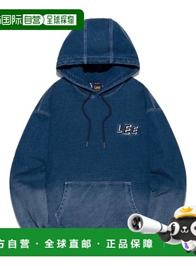 韩国直邮LEE LEE 靛蓝标识连帽衫 靛蓝色 LE2503HD11IN卫衣