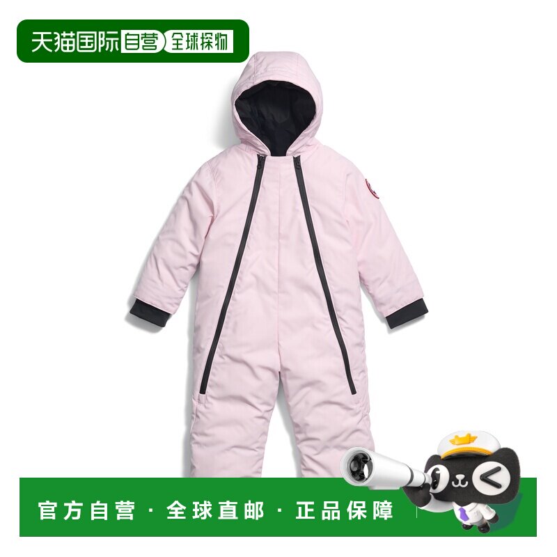 欧洲直邮Canada Goose加拿大鹅 婴儿再生聚酯纤维连帽羽绒滑雪服