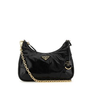 女士 普拉达 Black leather Prada 2005 Edition crossbody