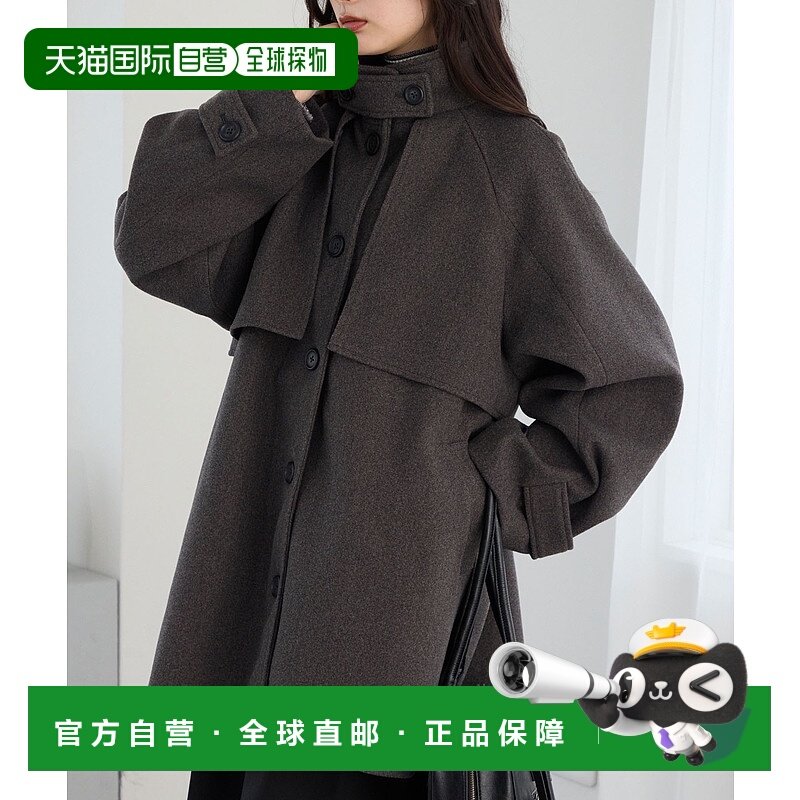 1h可退 日本直邮MONO-MART 女装 2WAY  中长款风衣 腰带可拆卸  c