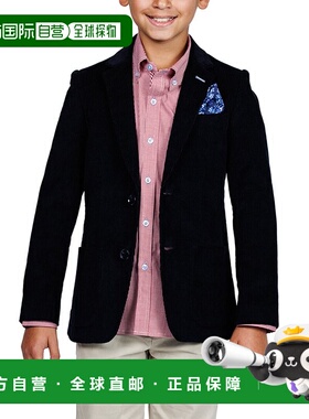 自营Tailorbyrd Solid Fine Wale Corduroy Sport Coat - blue 美