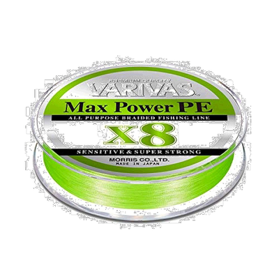 VARIVAS渔具鱼线Max Power PE X8绿色1号150m尼龙钓鱼线