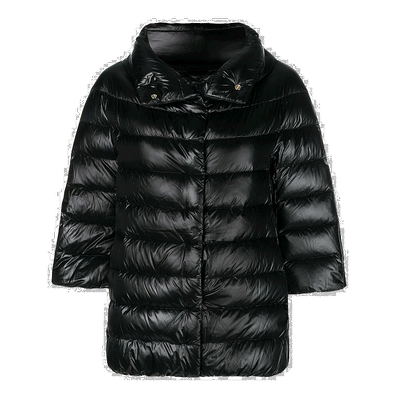 香港直邮HERNO 女士夹克 PI0043DIC120179300 黑色 PIUMINO羽绒