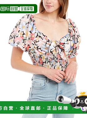 自营 Keepsake Chase 早秋新款上衣 黑色 泡泡袖美国直发奥莱