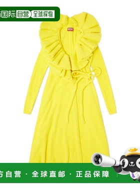 香港直邮DIESEL 女士连衣裙 A214490CECX23R AW2025 黄色 蓬松波