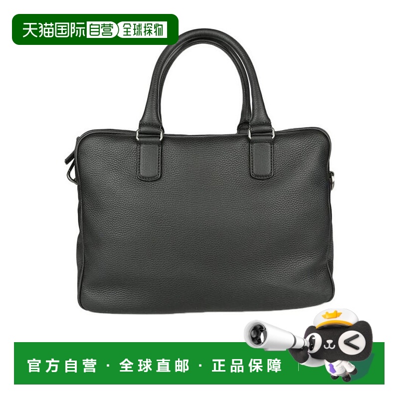 香港直邮Giorgio Armani 黑色徽标手提包单肩包 Y2P047YB42J80001