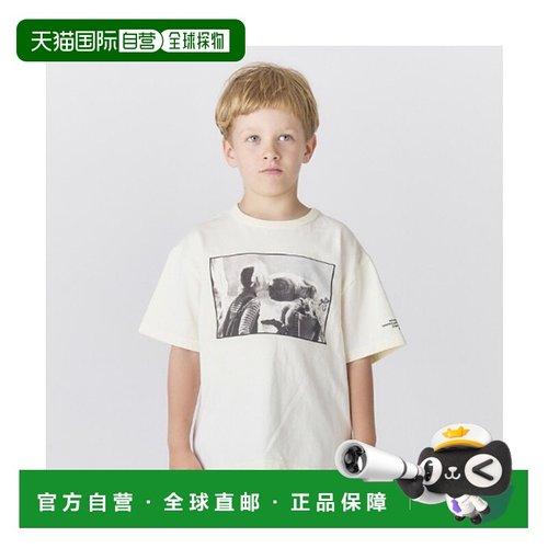 1h可退 日本直邮Smoothy 儿童复古风大版型印花T恤 33T01