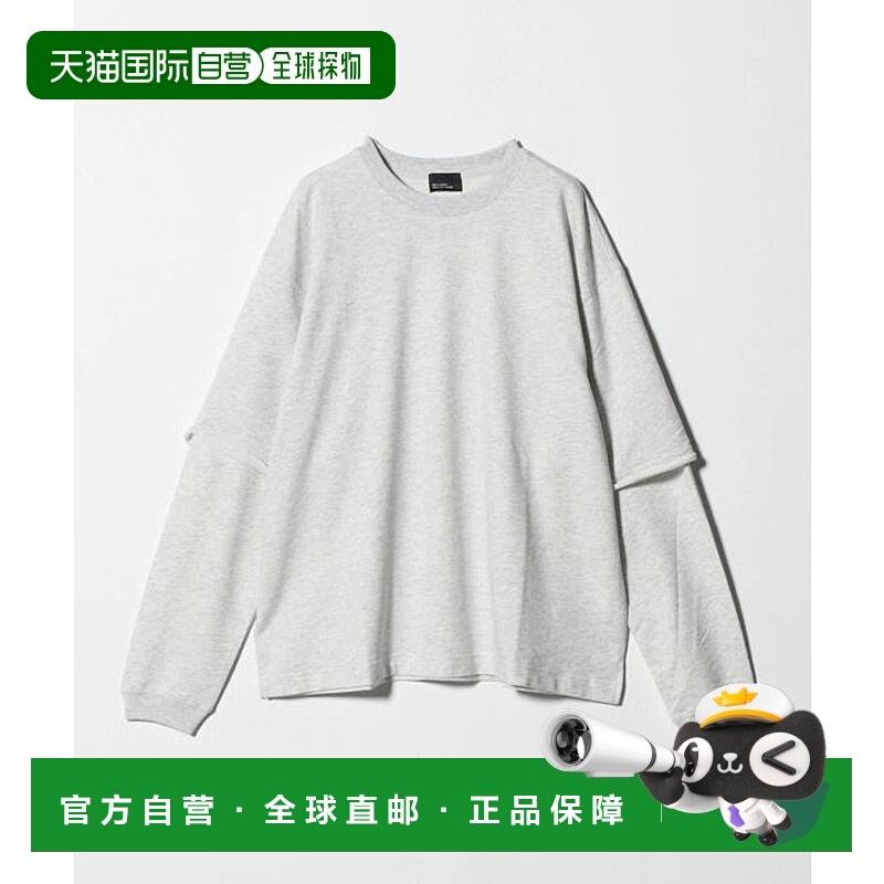 1h可退 日本直邮green label relaxing  GLR or 假两件圆领T恤针