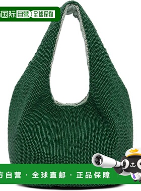 1h可退 香港直邮J.W. Anderson 男士 绿色迷你珠饰托特包 HB0744F