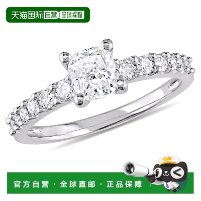 自营 Mimi & Max 1ct TW Cushion Diamond Engagement Ring 14k W