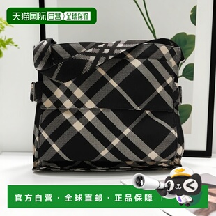 1h可退 香港直邮BURBERRY/博柏利 男士 Trench中号格纹单肩包 24F