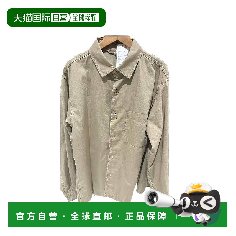 日潮跑腿UNIQLO优衣库25新款男女全棉衬衫长袖休闲工装衬衣476008