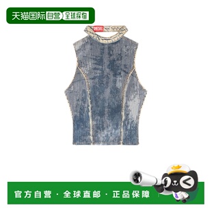 女士背心吊带 A144720PGAE01 蓝色 CAM AW2024 香港直邮DIESEL