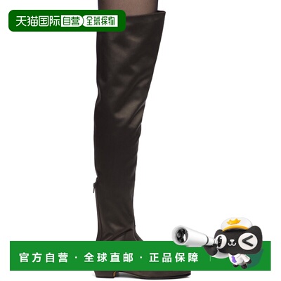 1h可退 香港直邮潮奢 The Row 女士 棕色 Awar 25 Cuissarde 高筒