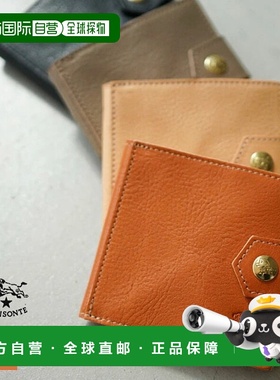 日本直邮54202-3-10540IL BISONTE 按扣双折钱包