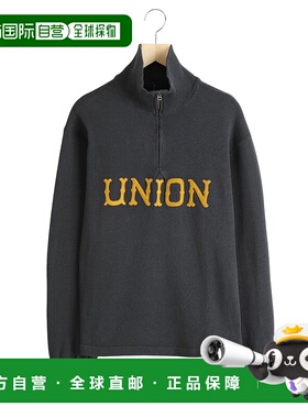 1h可退 日本直邮Double RL 男士半拉链长袖T恤 MNRRKNI16820187