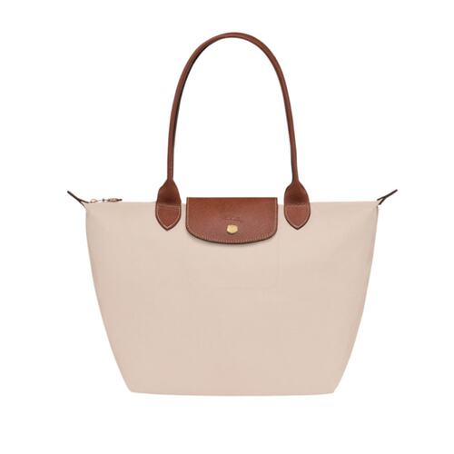 LONGCHAMP/珑骧女士系列织物长柄可折叠手提单肩包购物袋饺子包