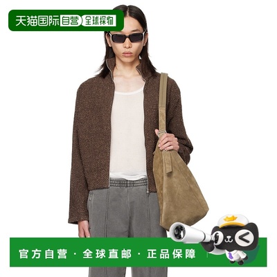 1h可退 香港直邮潮奢 Our Legacy 男士 棕色 Shrunken Fullzip 夹
