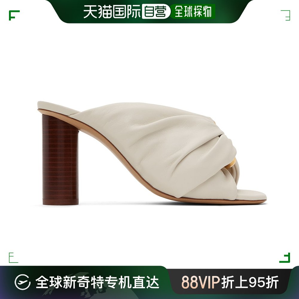 香港直邮潮奢 J.W. Anderson女士白色 Corner凉鞋 ANW42060A