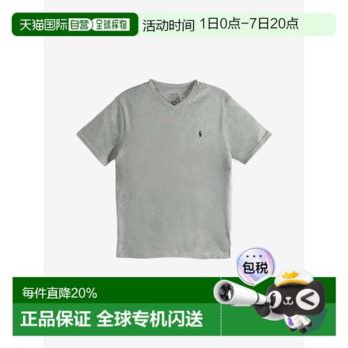 Polo Ralph Lauren拉夫劳伦大童V领纯色T恤春夏女款323832906011