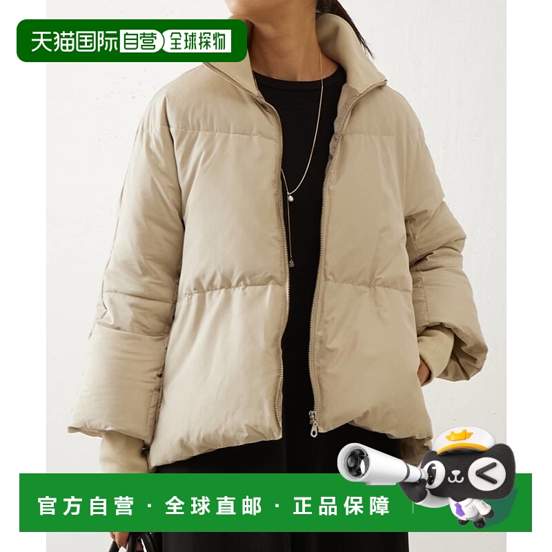 1h可退 日本直邮BEARDSLEY 女装 立体剪裁短款羽绒外套 双口袋 高