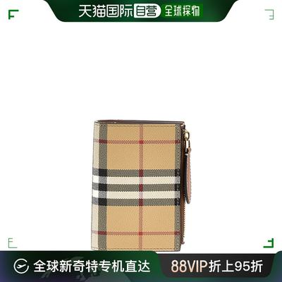 【99新未使用】潮奢 Burberry 女士Check wallet 卡包