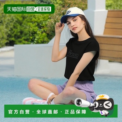 日本直邮 HERNO T恤 法式袖 T恤 女式 大尺码 jg000211d 52009 93